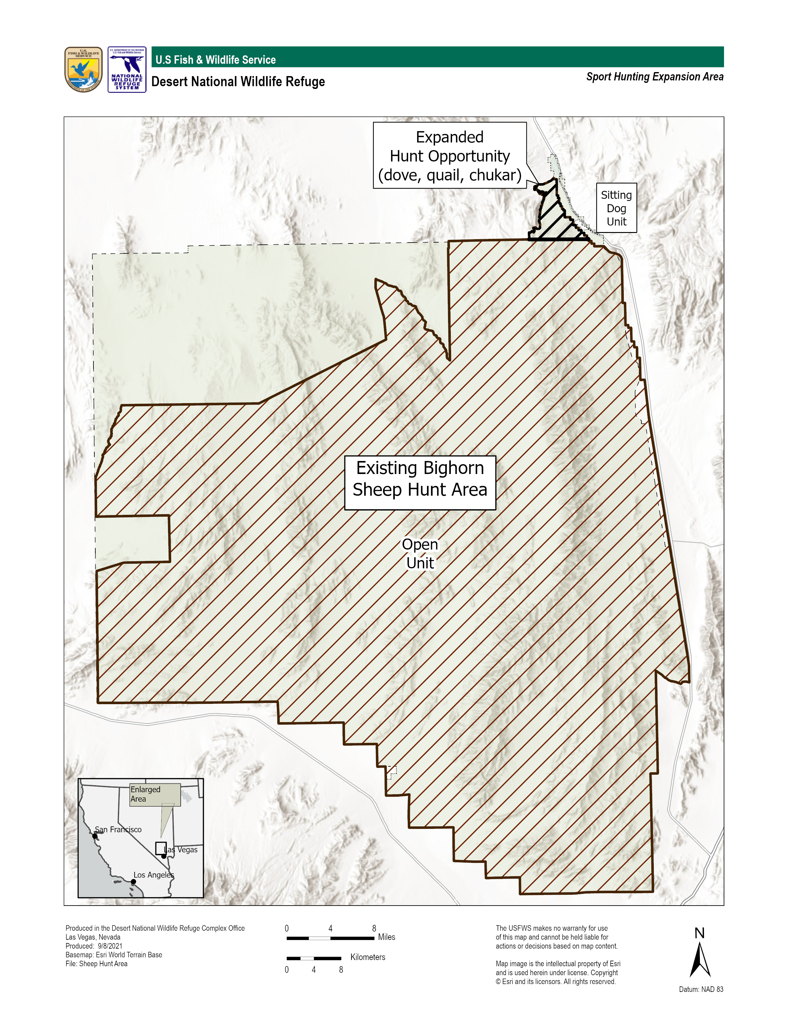 Desert NWR - Hunt Areas Map (508) | FWS.gov
